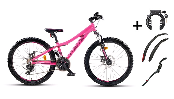 Mountainbike 24" 24.21 PIGE PAKKETILBUD
