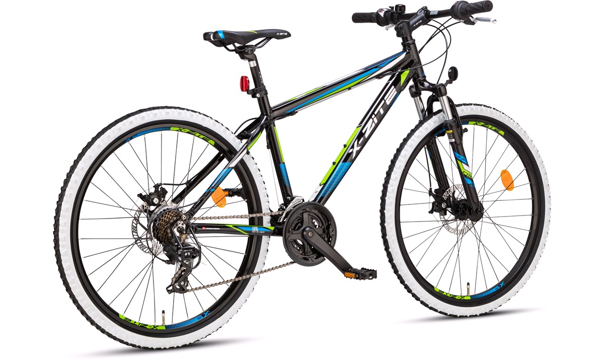 Mountainbike 26" 26.21 21-gear sort/blå/grøn - Mountainbikes / MTB