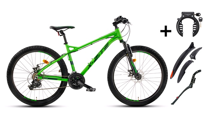 Mountainbike 26" 26.21 hvid PAKKETILBUD