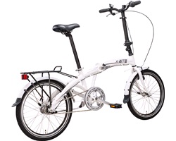 Foldecykel X-Zite 20" hvid 3-gear Shimano