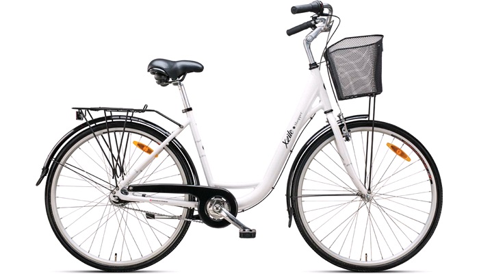 Shopper 28" 7-gear alu. stel 47cm hvid