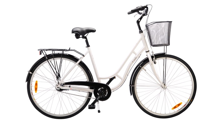 Damecykel 28" New Retro 7 gear 51cm hvid