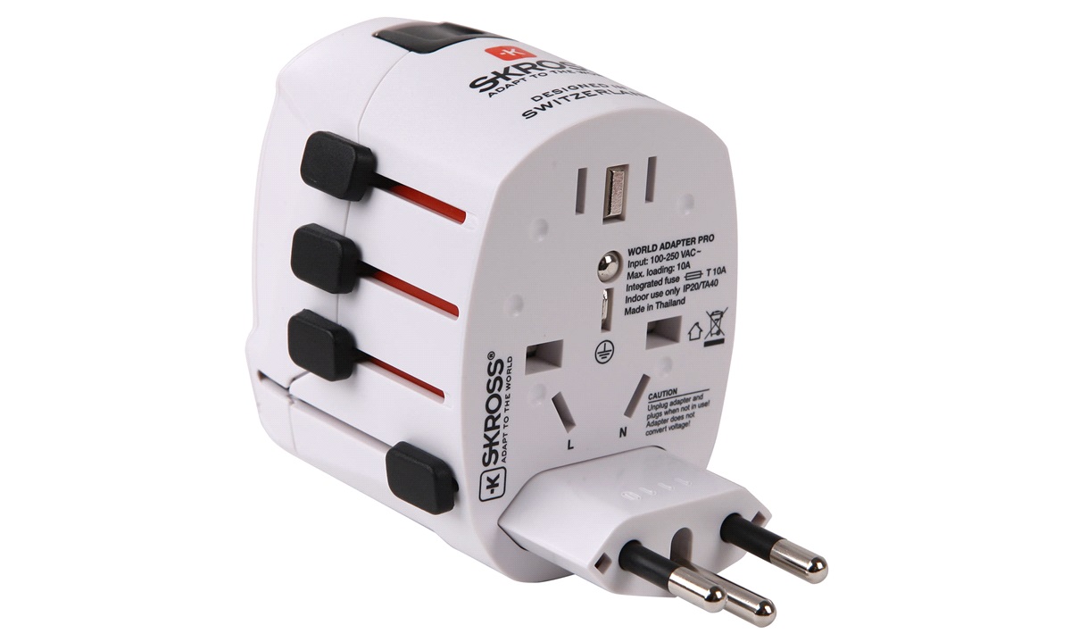 Rejseadapter SKROSS World Adapter PRO Opladere og omformere thansen.dk