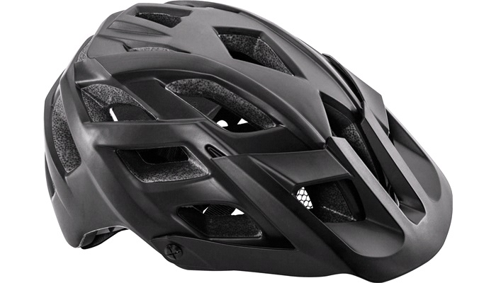 Cykelhjelm MTB in-mould matsort L 58-61cm