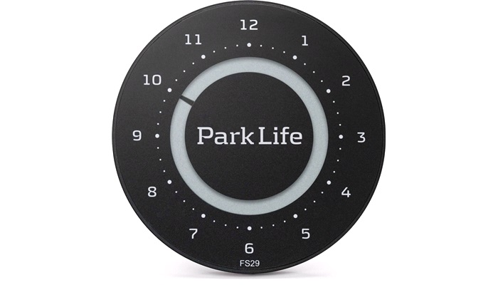 Elektronisk P-skive Park Life Black