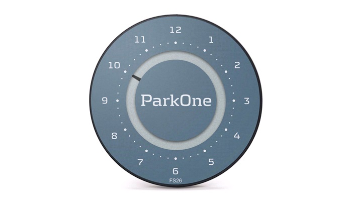 Elektronisk P-skive ParkOne 2 Dolphin Grey
