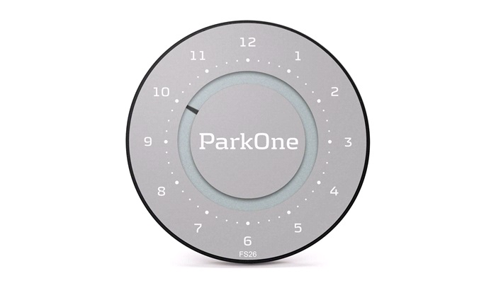 Elektronisk P-skive ParkOne 2 Space Grey