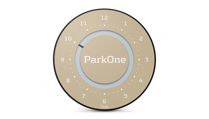 Elektronisk P-skive ParkOne 2 Sand Gold