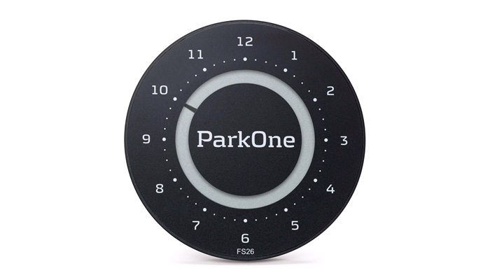 Elektronisk P-skive ParkOne 2 Carbon Black