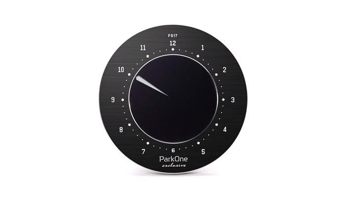 Elektronisk P-skive ParkOne Exclusive BK