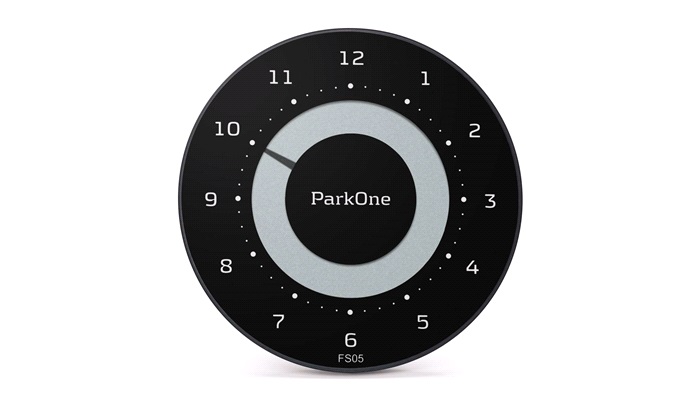 Elektronisk P-skive ParkOne FS05 Sort