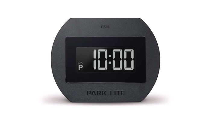Elektronisk P-skive PARK LITE sort