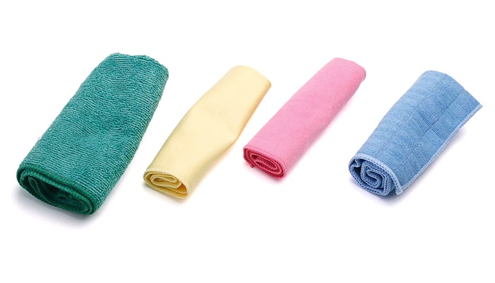 Sæt med 4 stk. Microfiber klude