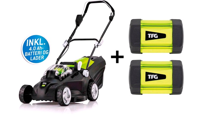Plæneklipper TFG 430 AKKU 2 x 4Ah batt.