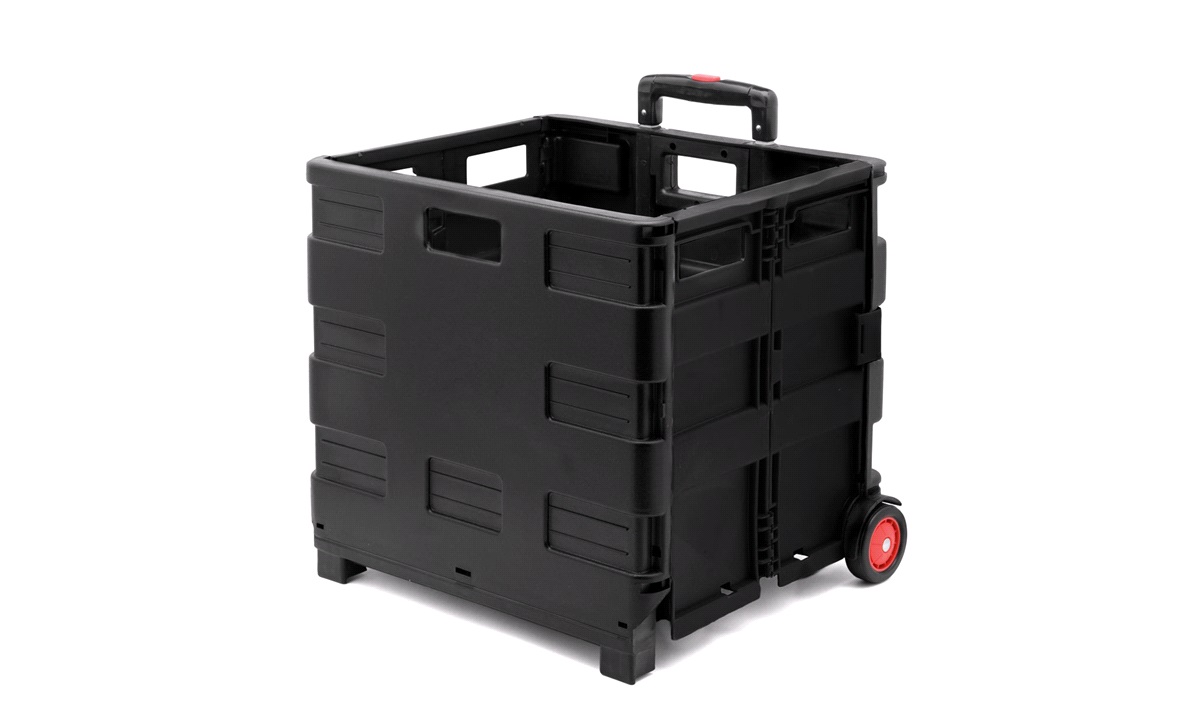 Boks Trolley med foldekasse 35 kg. Sækkevogn & trolley thansen.dk