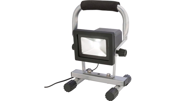 LED Arbejdslampe med fod genopladelig