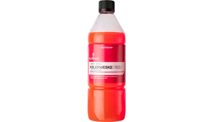 Kølervæske, rød, 1 liter