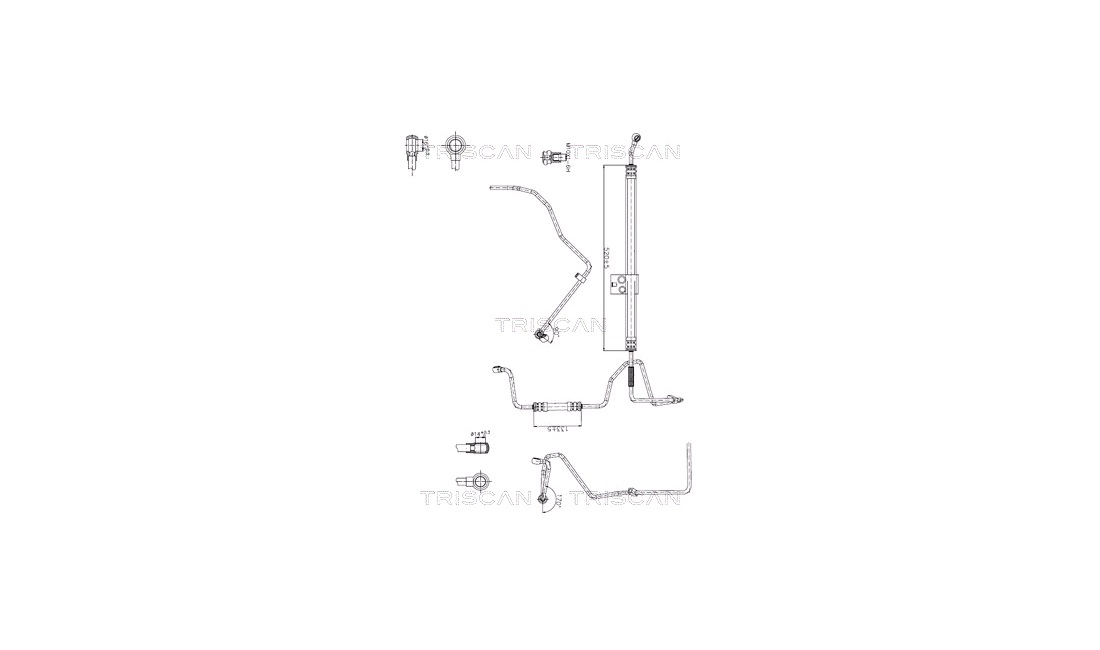  Hydraulikkslange, styring