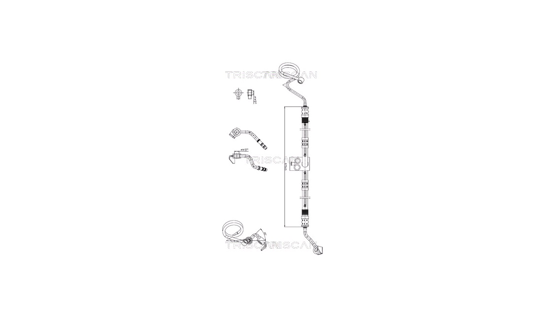  Hydraulikkslange, styring