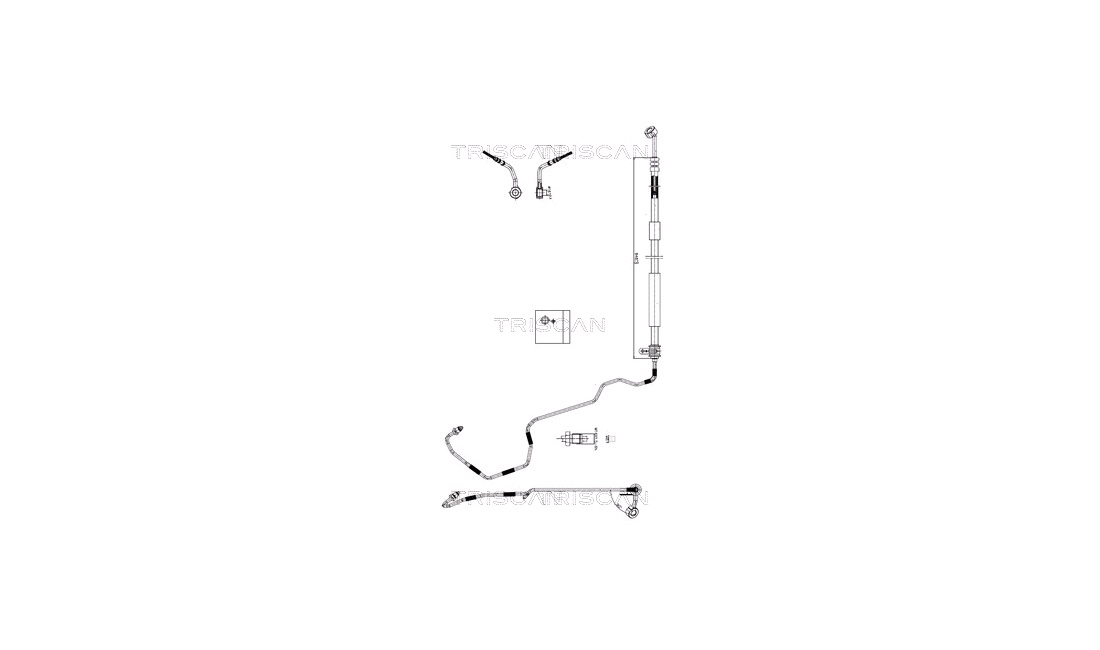  Hydraulikkslange, styring
