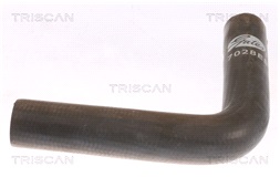 Kølerslange Ø25mm 150mm 90 grader vinkel