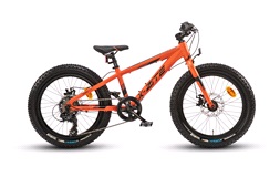 MTB Fatbike 20" Orange/Svart