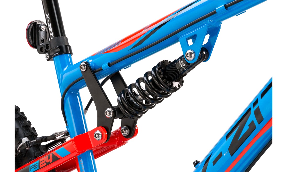 Full suspension MTB 24" 18 gear junior Juniorcykler, cykler til børn