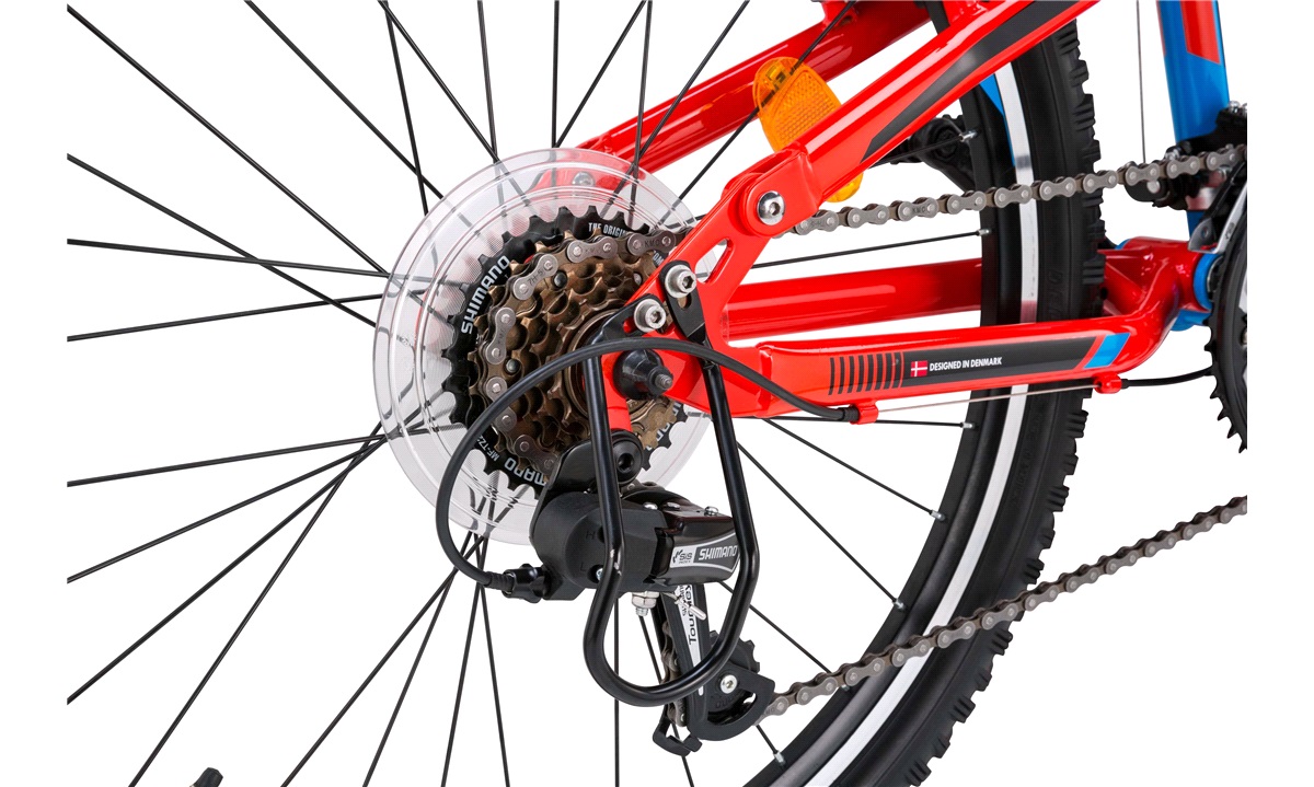 Full suspension MTB 24" 18 gear junior Juniorcykler, cykler til børn