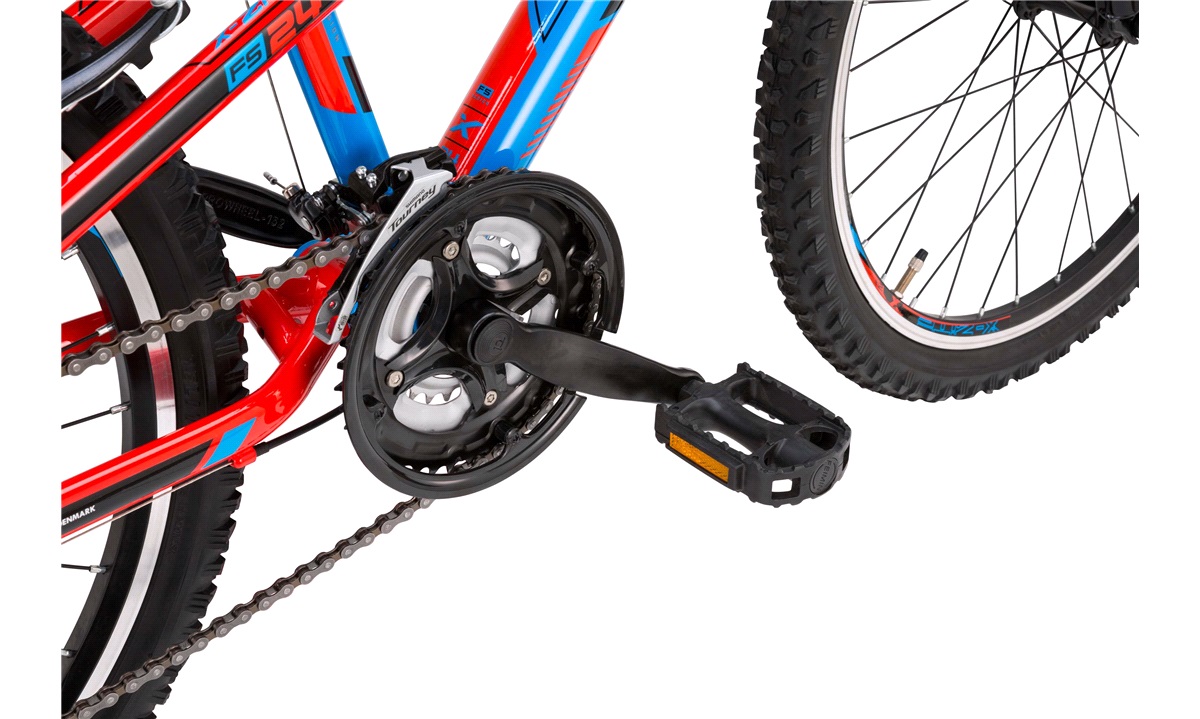 Full suspension MTB 24" 18 gear junior Juniorcykler, cykler til børn