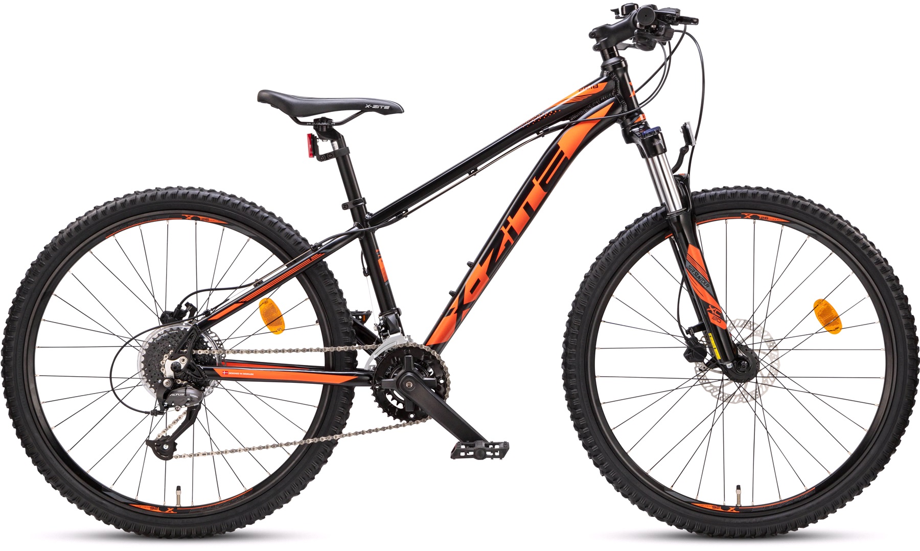 voksenalderen sæt Forventer Mountainbike 26" 2618 2X9 speed sort/orange - Mountainbikes / MTB cykler -  thansen.dk
