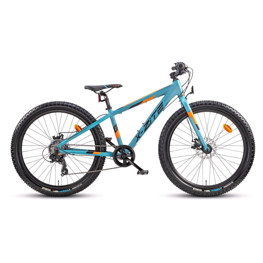 X-ZITE MTB Fatbike 26" Blå/Orange
