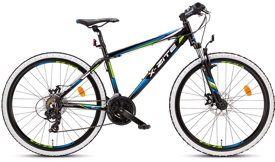 tolv Ærlighed Tilsvarende Mountainbike 26" 26.21 21-gear sort/blå/grøn - Mountainbikes / MTB cykler -  thansen.dk