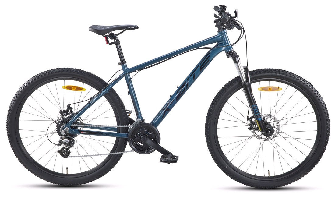  Mountainbike 2724 27,5" 3X8 speed blå M (44cm)