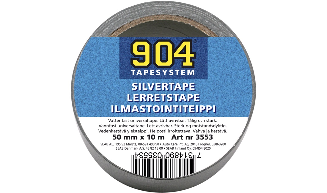  904 Lerretstape - 50 mm 10 m