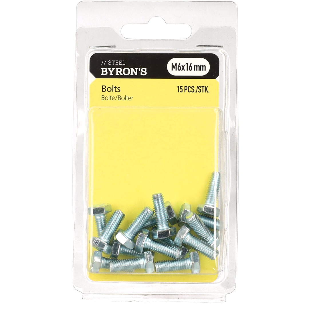 BYRON's Bultar M6x16 mm - 15 st.