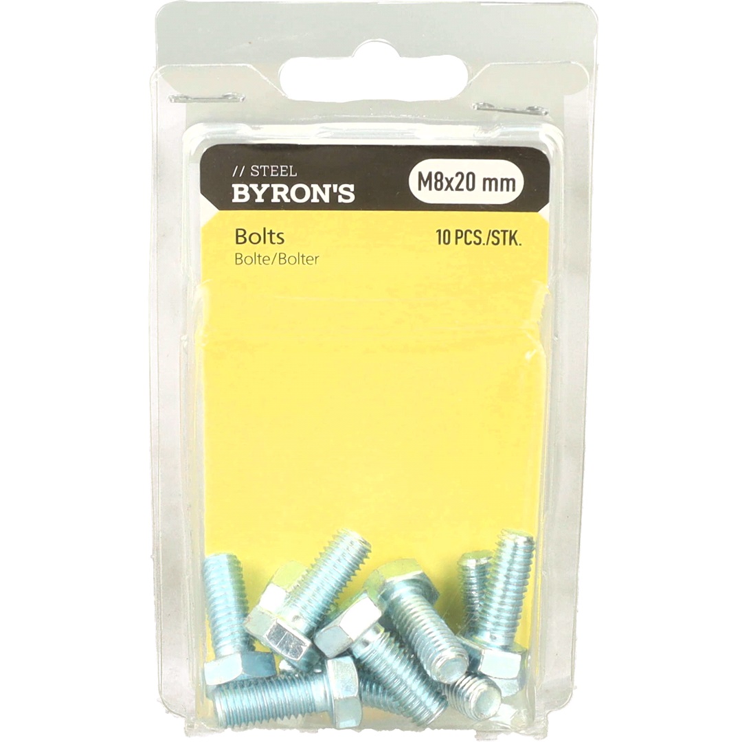 BYRON's Bultar M8x20 mm - 10 st.