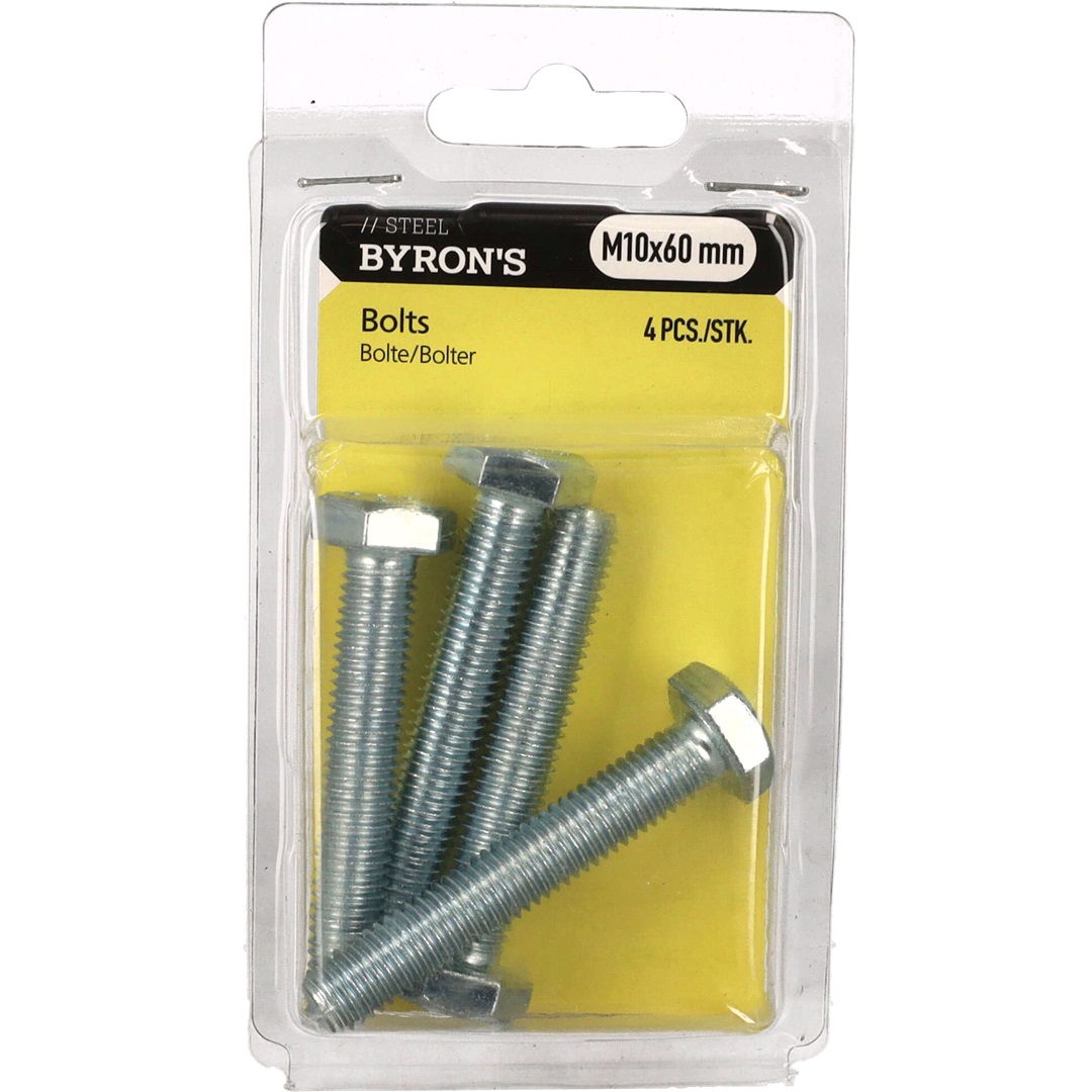 Byron's Bolte M10x60 Mm - 4 Stk.
