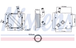 Oljekylare, automatisk transmission 9118