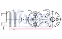 Oljekylare, automatisk transmission 9126