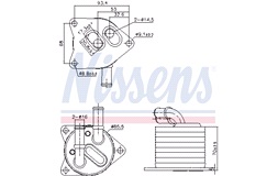 Oljekylare, automatisk transmission 9139