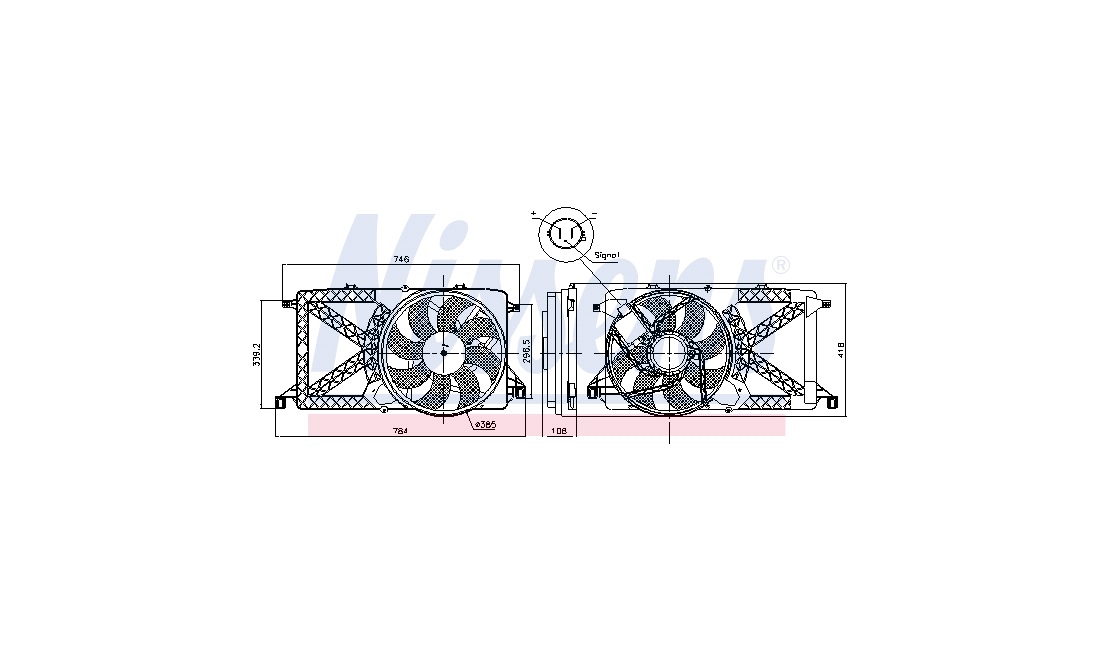  Ventilator, motorkøling