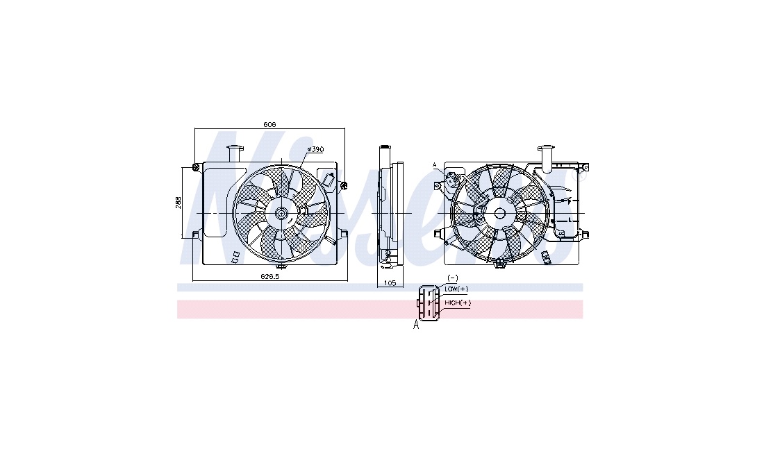  Ventilator, motorkøling