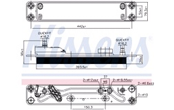 Oljekylare, automatisk transmission 9083