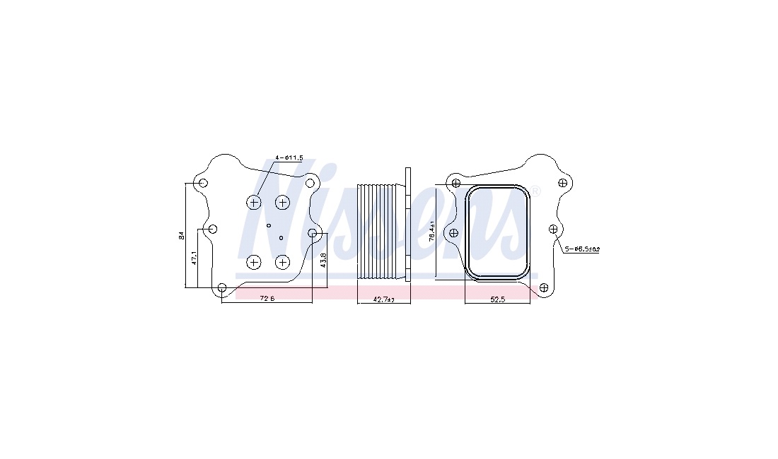  Oljekylare, motor