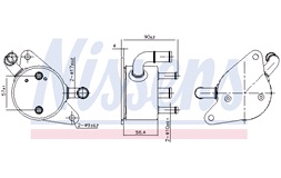 Oljekylare, automatisk transmission 9128