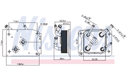 Oljekylare, automatisk transmission 9129