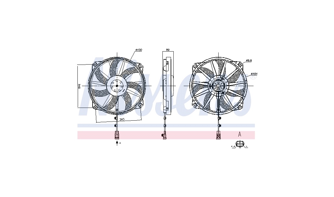  Ventilator, motorkøling