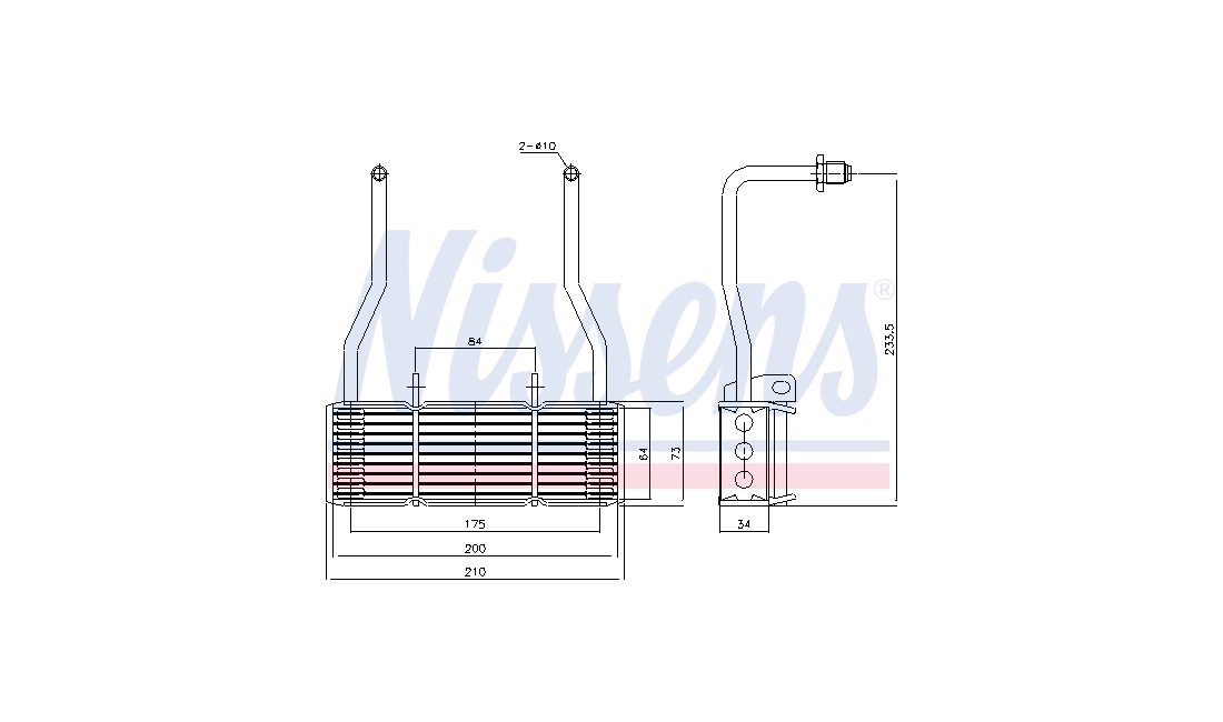  Oljekylare, motor