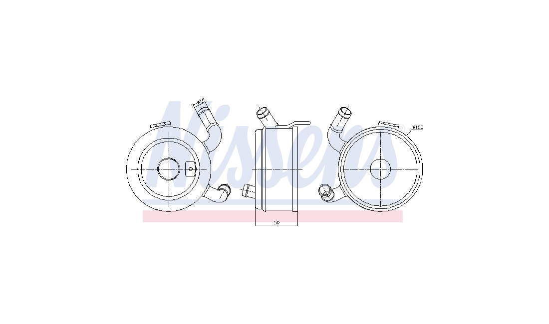  Oljekylare, motor