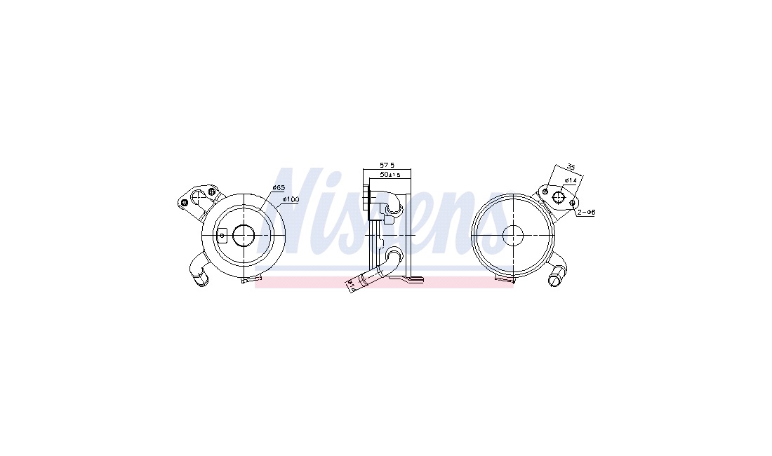  Oljekylare, motor